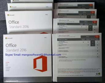 Genuine Microsoft Office Home Business 2016 Retail Key Activation Online DVD Media